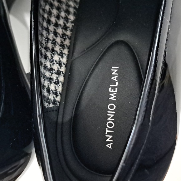 Antonio Melani Palmer Lug Sole Chain Detail Platform Loafer Pumps - Picture 7 of 8